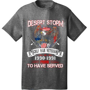 Desert Storm Veteran Pride Persian Gulf War Service Ribbo T-Shirt