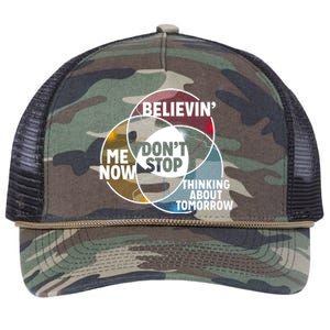 DonT Stop Venn Diagram Gift Retro Rope Trucker Hat Cap