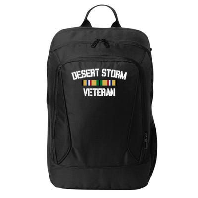 Desert Storm Veteran Pride Persian Gulf War Service Ribbon Great Gift City Backpack