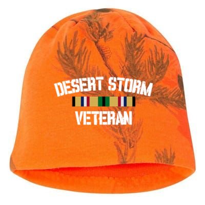 Desert Storm Veteran Pride Persian Gulf War Service Ribbon Great Gift Kati - Camo Knit Beanie