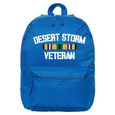 Desert Storm Veteran Pride Persian Gulf War Service Ribbon Great Gift 16 in Basic Backpack