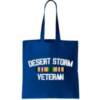 Desert Storm Veteran Pride Persian Gulf War Service Ribbon Great Gift Tote Bag