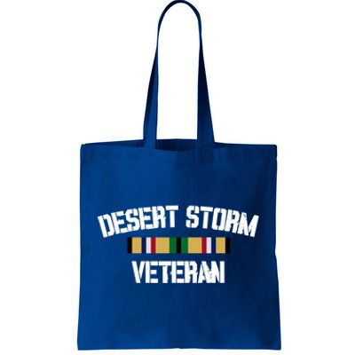 Desert Storm Veteran Pride Persian Gulf War Service Ribbon Great Gift Tote Bag