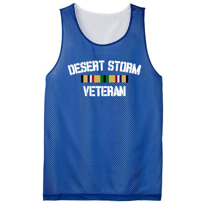 Desert Storm Veteran Pride Persian Gulf War Service Ribbon Great Gift Mesh Reversible Basketball Jersey Tank