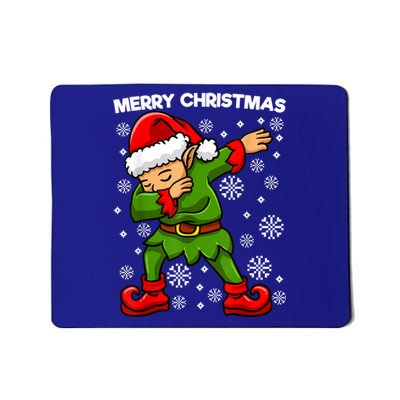 Dabbing Santa With Santa Hat Dab Dance Merry Christmas Great Gift Mousepad