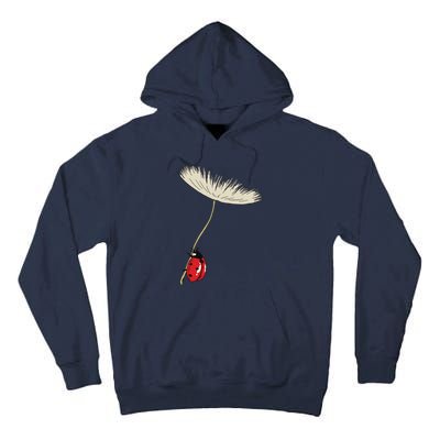 Dandelion Seeds With Ladybug Gift For Yellow Flowers Friends Tall Hoodie