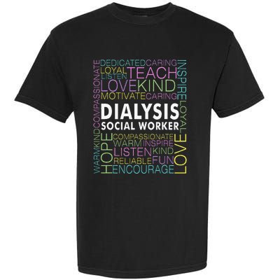 Dialysis Social Worker Renal Garment-Dyed Heavyweight T-Shirt