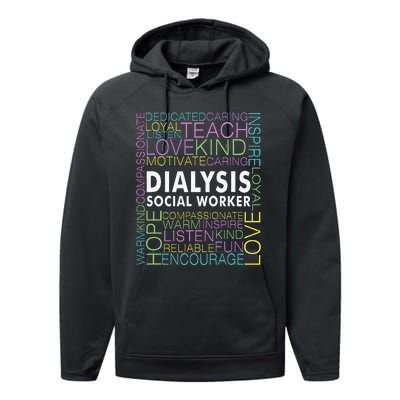 Dialysis Social Worker Renal Performance Fleece Hoodie