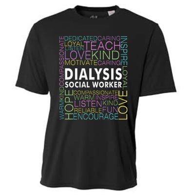 Dialysis Social Worker Renal Cooling Performance Crew T-Shirt