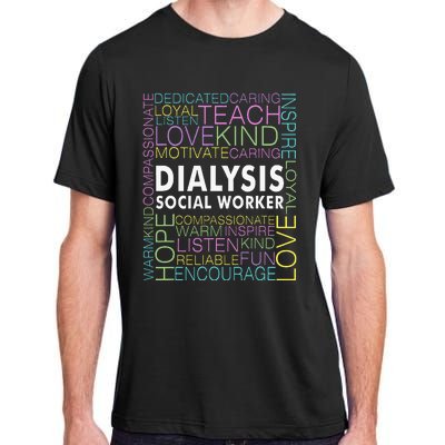 Dialysis Social Worker Renal Adult ChromaSoft Performance T-Shirt