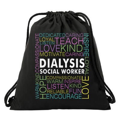 Dialysis Social Worker Renal Drawstring Bag