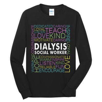 Dialysis Social Worker Renal Tall Long Sleeve T-Shirt