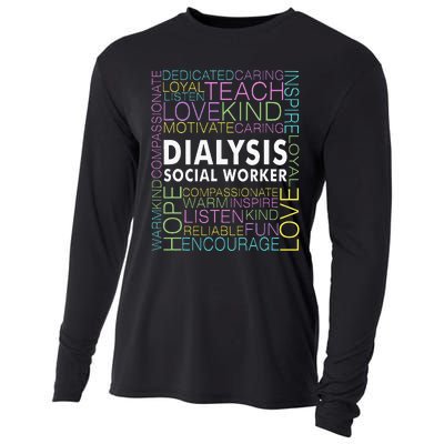 Dialysis Social Worker Renal Cooling Performance Long Sleeve Crew