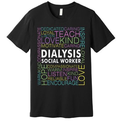 Dialysis Social Worker Renal Premium T-Shirt