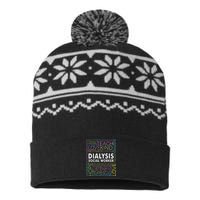 Dialysis Social Worker Renal USA-Made Snowflake Beanie