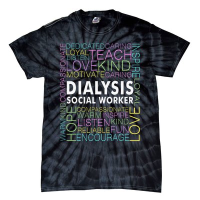 Dialysis Social Worker Renal Tie-Dye T-Shirt