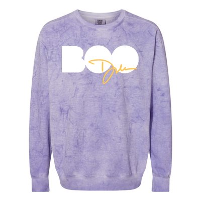 Dawn Staley Wearing Boo Colorblast Crewneck Sweatshirt