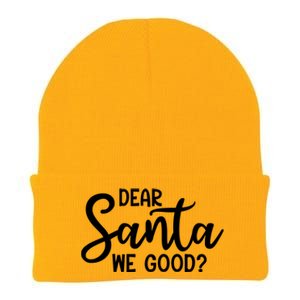 Dear Santa We Good Christmas Gift Knit Cap Winter Beanie