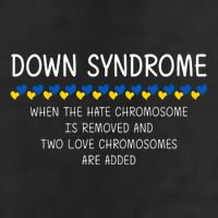 Down Syndrome When The Hate Chromosome Is Removed 7 Panel Mesh Trucker Snapback Hat