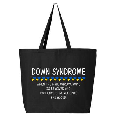 Down Syndrome When The Hate Chromosome Is Removed 25L Jumbo Tote