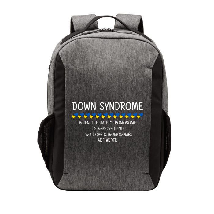 Down Syndrome When The Hate Chromosome Is Removed Vector Backpack