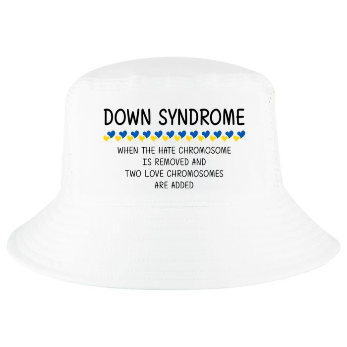 Down Syndrome When The Hate Chromosome Is Removed Cool Comfort Performance Bucket Hat