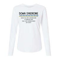 Down Syndrome When The Hate Chromosome Is Removed Womens Cotton Relaxed Long Sleeve T-Shirt