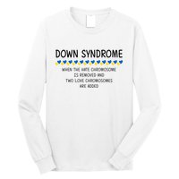 Down Syndrome When The Hate Chromosome Is Removed Long Sleeve Shirt