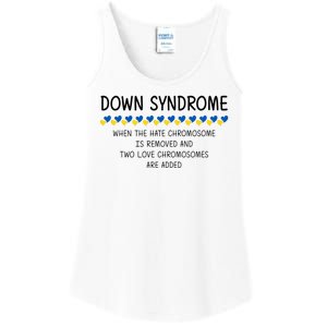 Down Syndrome When The Hate Chromosome Is Removed Ladies Essential Tank