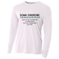 Down Syndrome When The Hate Chromosome Is Removed Cooling Performance Long Sleeve Crew