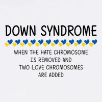 Down Syndrome When The Hate Chromosome Is Removed Cooling Performance Long Sleeve Crew