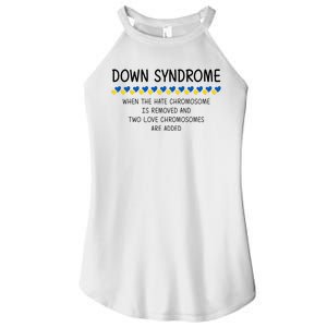 Down Syndrome When The Hate Chromosome Is Removed Women's Perfect Tri Rocker Tank