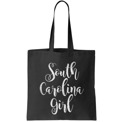 Distressed Sc Women Cute South Carolina Girl Bag