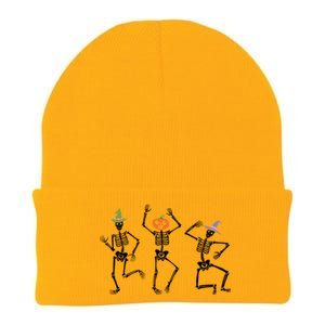 Dancing Skeleton Witches Halloween Great Gift Knit Cap Winter Beanie