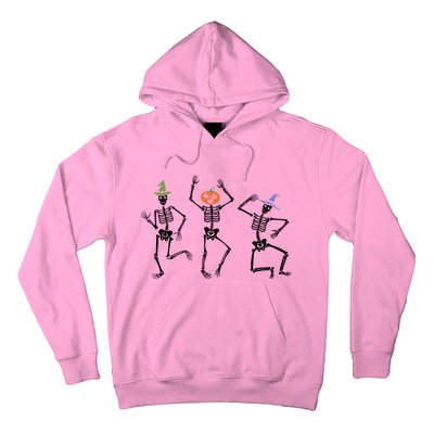 Dancing Skeleton Witches Halloween Great Gift Hoodie