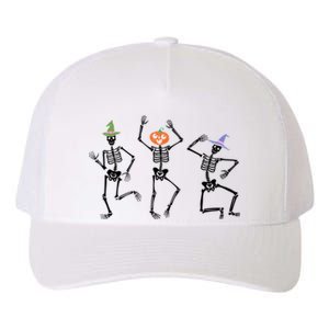 Dancing Skeleton Witches Halloween Great Gift Yupoong Adult 5-Panel Trucker Hat