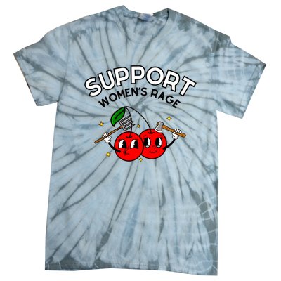 Doublecrossco Support Women Rage Tie-Dye T-Shirt