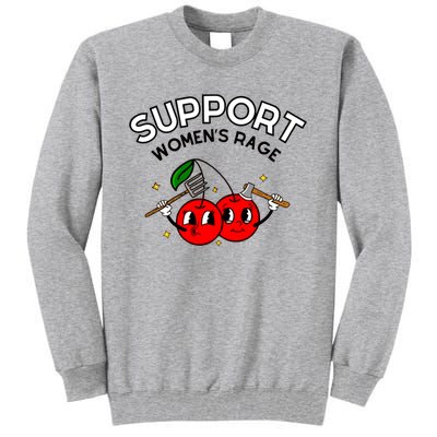 Doublecrossco Support Women Rage Tall Sweatshirt