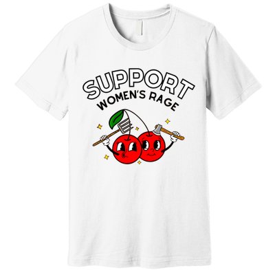 Doublecrossco Support Women Rage Premium T-Shirt