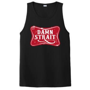 Damn Strait Western Country Music PosiCharge Competitor Tank