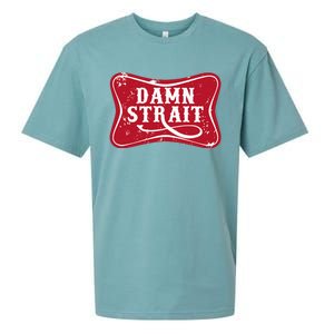 Damn Strait Western Country Music Sueded Cloud Jersey T-Shirt