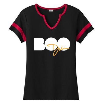 Dawn Staley Wearing Boo Ladies Halftime Notch Neck Tee