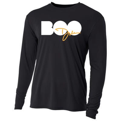 Dawn Staley Wearing Boo Cooling Performance Long Sleeve Crew