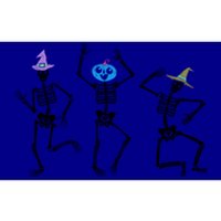 Dancing Skeleton Witches Halloween Cute Gift Bumper Sticker