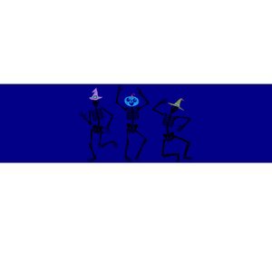 Dancing Skeleton Witches Halloween Cute Gift Bumper Sticker