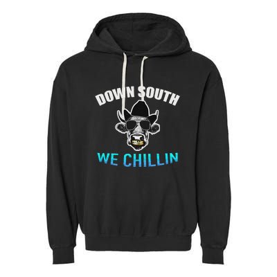 Down South We Chillin Garment-Dyed Fleece Hoodie