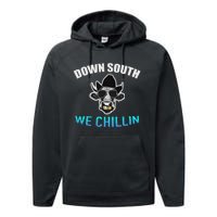 Down South We Chillin Performance Fleece Hoodie