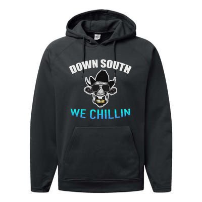 Down South We Chillin Performance Fleece Hoodie