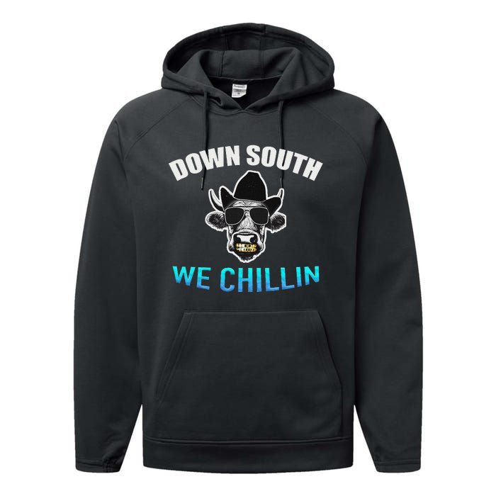 Down South We Chillin Performance Fleece Hoodie