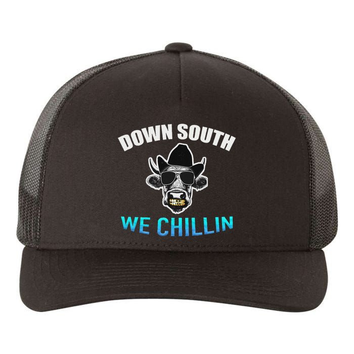 Down South We Chillin Yupoong Adult 5-Panel Trucker Hat